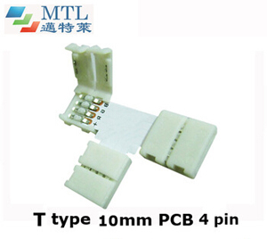 RGB corner connector T type FPC-4P10MM-T