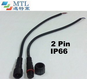 Waterproof connector 2 pin