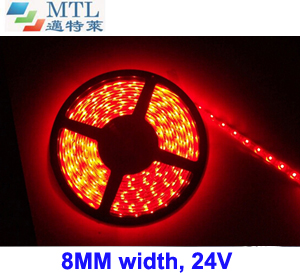 24V 3528 LED strip 8MM width 120LED/M