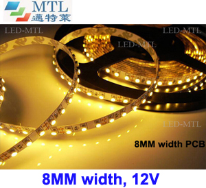 <b>12V 3528 LED strip 8MM width 120LED/M</b>